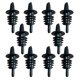 thumbnail image 1 of unbranded 10Ud Tapones PVC Para Vino Negros Con Estructura Profesional Y Conveniente Para Bar, 1 of 8
