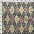 thumbnail image 4 of oneOone Viscose Jersey Lime Fabric Argyle Dress Material Fabric Print Fabric By The Yard 60 Inch Wide, 4 of 4