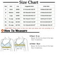 thumbnail image 6 of UPPADA Supportive Wirefree Bras for Women Full Coverage Push Up Bra Plus Size Front Closure Bras Savings Brasier Sin Barilla Para Mujer,Beige S, 6 of 6