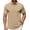 Khaki, variant on COOFANDY Men's Polo Shirts 100% Cotton Mens Shirts Casual Mens Golf Shirt Short Sleeve Collared Shirts Mens t Shirts Athletic Polo Work Shirt
