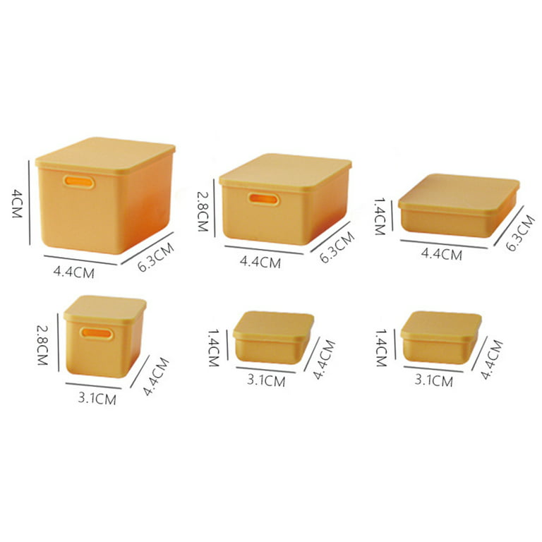 Hesroicy Storage Box Model Lightweight Convenient to Store Plastic