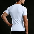 thumbnail image 5 of yillto Men Big and Tall Top Mock Neck Short Sleeve Shirts 3 Pack Undershirt Pullover Solid Color Tshirts, 5 of 5