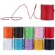 thumbnail image 5 of 10 rollos de cuerda de algodón encerado, 10 m de largo, 1 mm de grosor, para joyería, color aleatorio Sincero Hogar, 5 of 9