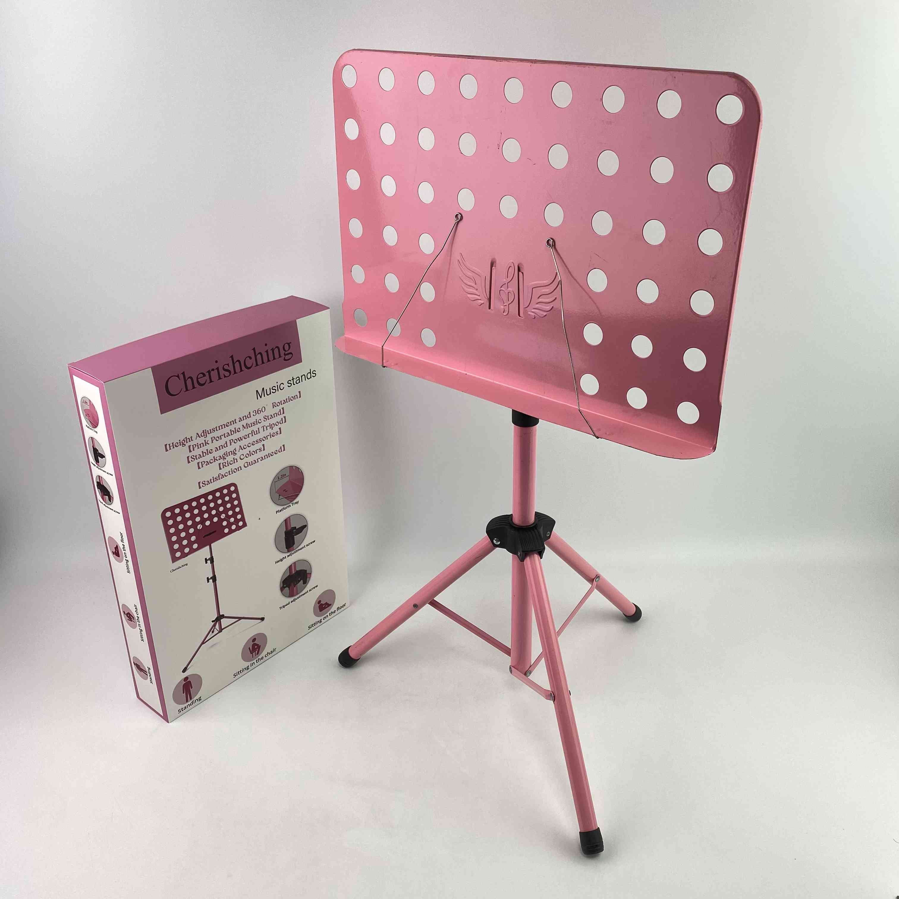Cherishching Music stands, Portable music stand, music stand with portable bag, music stand with adjustable height of 30-56 inches
