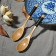 thumbnail image 3 of Tswift &nbsp;Wooden Spoon for Cooking And Serving, Bamboo Utensil for Soup, Coffee, Cereal, Natural Wood Design, Ideal for Home And Gifts, A Spoon, 3 of 9