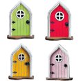 thumbnail image 1 of Miniature Fairy Gnome Home Door - Outdoor Wooden Fairy Door for Gardens, Tree Statues, and Yard Decor, Perfect for Imaginative Spaces, 1 of 5