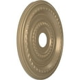 thumbnail image 2 of Ekena Millwork 19"OD x 3 1/2"ID x 1"P Cole Thermoformed PVC Ceiling Medallion (Fits Canopies up to 5 1/8"), Universal Metallic Champagne Mist, 2 of 5