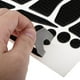 thumbnail image 3 of Protector de las almohadillas de tracción del tanque Macarena Calcomanías de fibra de carbono negro, 3 of 6