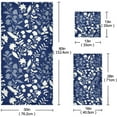 thumbnail image 3 of SKYSONIC 3 Pack Towel Floral Pattern Cotton Bath Towel Set (1 Bath Towel, 1 Hand Towel, 1 Washcloth) for Bathroom, Super Soft and Quick Dry Towels, 3 of 7