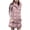 Pink, variant on Women Casual Loose Hooded Sleeveless Long Vest Coat with Zipper Pockets Plus Size Long Blackish Green