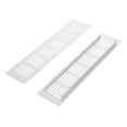 thumbnail image 4 of 2pcs Aluminum Alloy Air Vent Rectangular Ventilation Grille for Wardrobe Cabinet, 4 of 8