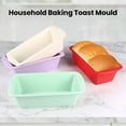 thumbnail image 2 of Primegos 1 Pcs Toast Mold Non-Stick Silicone Loaf Pan Heat-resistant Bread Mold Rectangle Baking Mould for Home Kitchen, 2 of 8