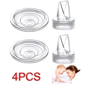 4Pack Duckbill Valves Silicone Diaphragm for Portable Breast Pump Spare Parts Breast Pump Accessories