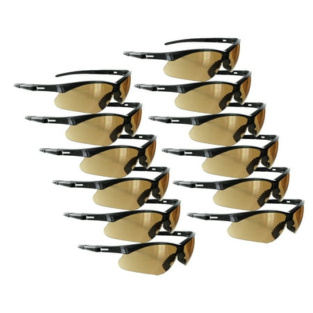 

Rugged Blue Protective Eyewear Safety Glasses Amber Lens Ambar Case of 12