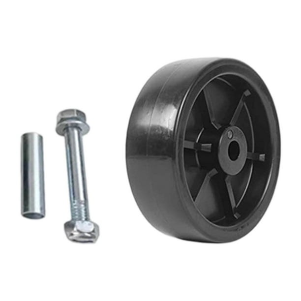 Rueda para Gato de Remolque Utilitario Profesional Fácil de Instalar Repuestos Resistentes Rueda de nailon de 6 pulgadas