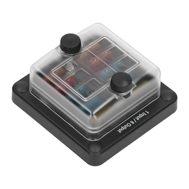 Blade Fuse Block, Wear Resistant IP66 Waterproof 6 Way Fuse Block For Motorhomes