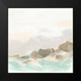 thumbnail image 2 of Vess, June Erica 15x15 Black Modern Framed Museum Art Print Titled - Beach Stones II, 2 of 5