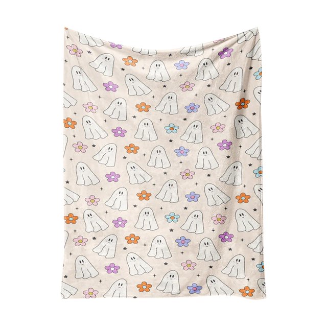 Manta De Halloween Mantas De Felpa Con Calabazas De Halloween Otoño Acción De Gracias Granja Para Mujeres Manta De Franela Para El Salón, El Sofá, La Cama, La Silla O La Residencia De Estudiantes 60