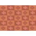 thumbnail image 1 of Ahgly Tapis Rectangulaire Lavable en Machine Intérieur Transitionnel Orange Vif, 5 Pieds x 8 Pieds, 1 of 7