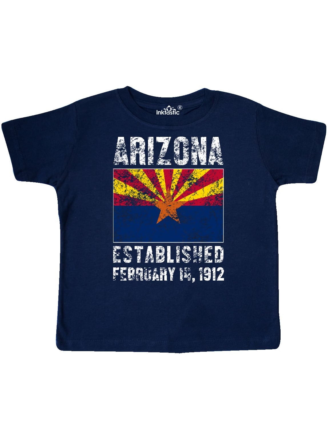 INKtastic - Established February 14, 1912 Arizona Flag Toddler T-Shirt ...