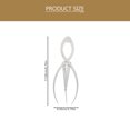 thumbnail image 3 of EeaseCA Stainless Steel Eyebrow Curve Measure Calipers Flexible Stencil Ruler Measure Tool for Women Female, 3 of 8
