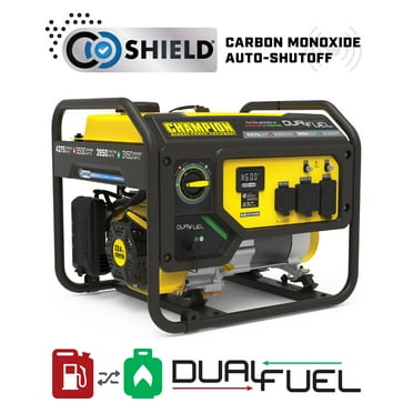 Champion Power Equipment 3500-Watt Dual Fuel RV Ready Portable Generator with CO Shield®