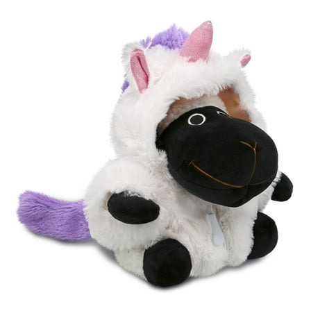 DolliBu Black Nose Sheep Unicorn Plush Stuffed Animal Toy - Super Soft Sheepcorn Dress Up with Removable Plush Unicorn Outfit, Cute Fantasy Wildlife Gift - 6 Inches