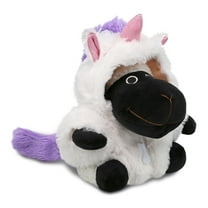 DolliBu Black Nose Sheep Unicorn Plush Stuffed Animal Toy - Super Soft Sheepcorn Dress Up with Removable Plush Unicorn Outfit, Cute Fantasy Wildlife Gift - 6 Inches