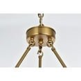 thumbnail image 4 of Elegant Lighting Cadence 48 Inch Three-Tier Chandelier In Satin Gold, 4 of 8