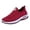 Red, variant on Willtoo Women’s Orthopedic Shoes Breathable Knit Slip On Walking Shoes with Arch Support, Comfortable Non‑Slip Casual Loafers, Lightweight Daily Outdoor Sneakers