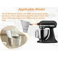 thumbnail image 4 of Flour Funnel for KitchenAid Mixer, Large-Capacity Foldable Flour Funnel, Food-Grade Silicone, Stand Mixer Kitchen Funnel, Mess Free Guided Pouring, Dishwasher Safe, 4 of 7