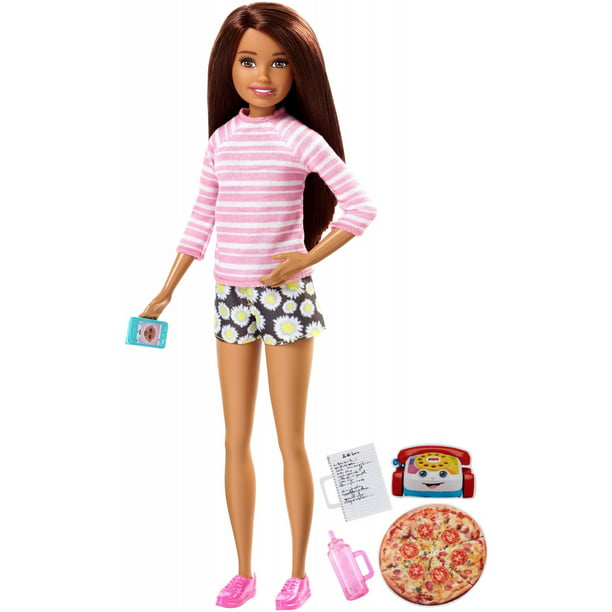 Barbie Skipper Babysitters Inc. Doll And Pizza Accessory