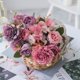 thumbnail image 4 of Ramo de boda nórdico de alta simulación, flor falsa, decoración de sala de estar, adornos, ramo de rosas de plástico transfronterizo, flor de seda (rosa) ILoveMilan  JM, 4 of 5