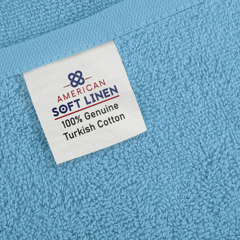 American Soft Linen, 6 Piece Bath Towel Set, 100% Turkish Carde