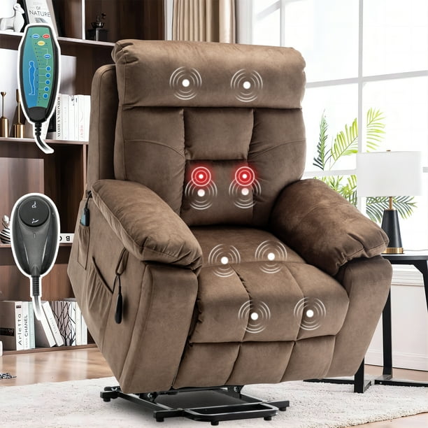 uhomepro Large Electric Massage Recliner Chair with Heat, Heavy Duty