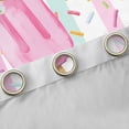 thumbnail image 4 of Homewish Ice Cream Popsicle Curtains Pack of 2 (42x84 Each) for Kids Children Teens,Colorful Geometric Stripes Curtains Blackout,Kawaii Watercolor Bedroom Curtains,Luxury Bedroom Decor, 4 of 6