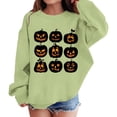 thumbnail image 6 of Mercatoo Kids Baby Halloween Sweatshirt Pumpkin Graphic Print Pullover for Boys Girls Crewneck Long Sleeve Tops, 6 of 6