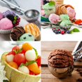 thumbnail image 5 of Cookie Scoop Set of 3 - Stainless Steel Ice Cream Scooper with Trigger, Small, Medium and Large Cookie Scoops for Baking, Easy to Clean, Highly Durable, Ergonomic Handle Cookie Dough Scoop Silver, 5 of 5