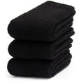 thumbnail image 2 of Yoicy Womens Extra Thick Wool Boot Crew Winter Socks (3 Pack),Plain Size 5-10,Black, 2 of 7