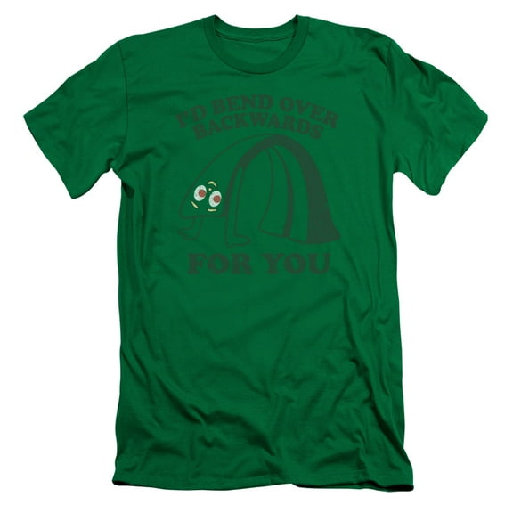 Gumby Bend Backwards S/S Adult 30/1 T-Shirt Kelly Green