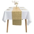 thumbnail image 1 of SAYOO Tablecloth Rectangular Shiny Sequins Embellished Table Runner, 1 of 7