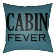 thumbnail image 4 of Artistic Weavers Lodge Cabin Cabin Fever Pillow Poly Filled 26' x 26', 4 of 7