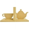 Kaisercraft Beyond The Page MDF Tea Cup Bookends-5.5X5.5X5