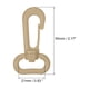 thumbnail image 2 of Gancho de snap rotativo de plástico, broche tipo langosta para mochila, equipaje, correa de cinta, caqui, paquete de 6, 2 of 6