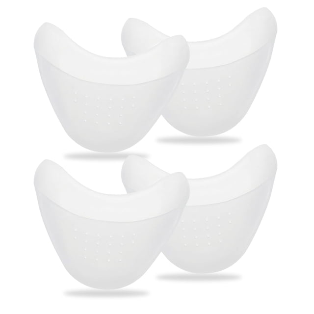 Almohadillas para dedos Guduling para zapatos de punta, ultrasuaves, blancas, de ballet