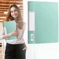 thumbnail image 2 of ZZyuan Staple Free Clip Binder Punchless Clamp Binder Staple Free Clip Binder Set Clamp Folder Punchless Paper with Double Metal Clip Documents File, 2 of 5