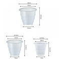 thumbnail image 6 of Stibadium Clear Plastic Orchid Pots With Holes Transparent Flower Pot Succulent Plants Fleshy Plants Container Garden Decor, 6 of 7