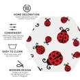 thumbnail image 3 of Vsdgher Fly Flying Ladybug Leather Coasters for Drinks, Durable Drink Coasters 4 Set for Tabletop Protection, Luxurious Home Décor and Housewarming Gift-Hexagon, 3 of 6