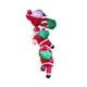 thumbnail image 5 of Inflables navideños de Papá Noel trepador, adorno navideño con luz, decoración navideña para decoración de invierno, jardín y ventana, 5 of 8