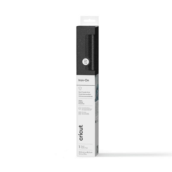 Cricut® Glitter Iron-On, Black